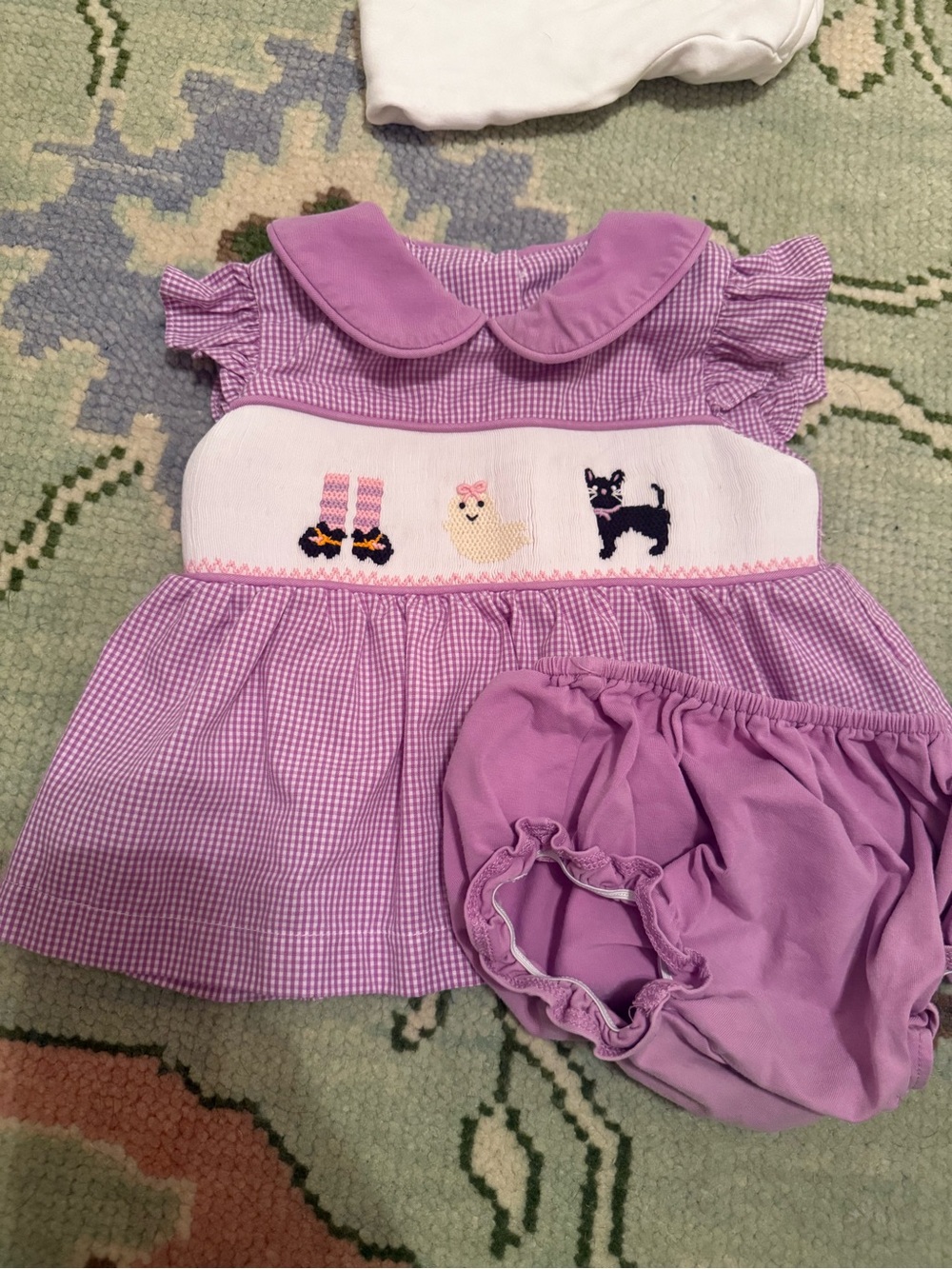 Smocked Halloween outfit